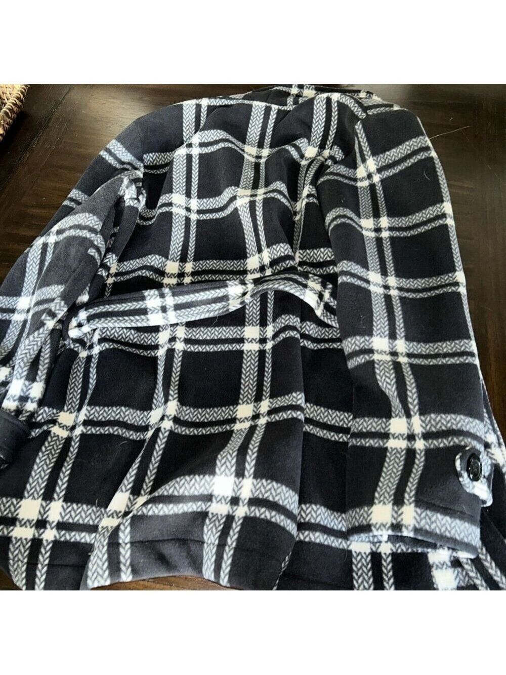Ike Behar Women’s coat extra large black andwhite - Picture 7 of 7